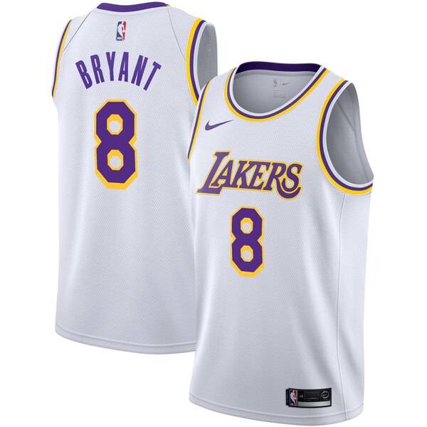 maglia Kobe Bryant 8 2020 los angeles lakers bianco